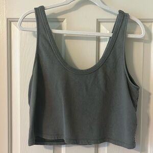 Aerie green cropped tank